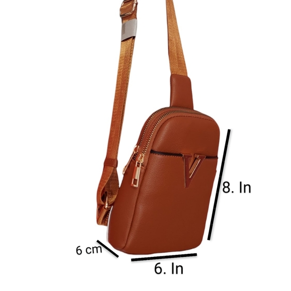 Crossbody Bags Women Small Fanny Pack New Front or Back Wear, Vegan Leather - Picture 3 of 12